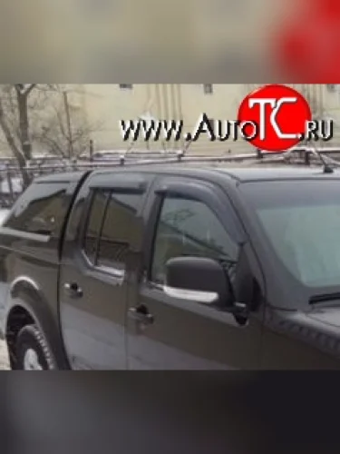 Комплект дефлекторов окон (Frontier) SkyLine Nissan Navara 2 D40 дорестайлинг (2004-2010)