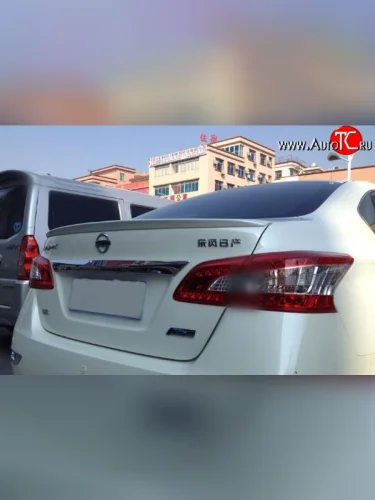 Лип спойлер M-VRS Nissan Sentra 7 B17 седан (2014-2017)