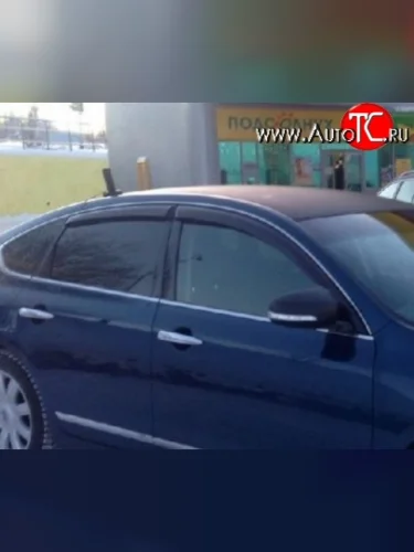 Комплект дефлекторов окон (седан) SkyLine Nissan Sentra 7 B17 седан (2014-2017)