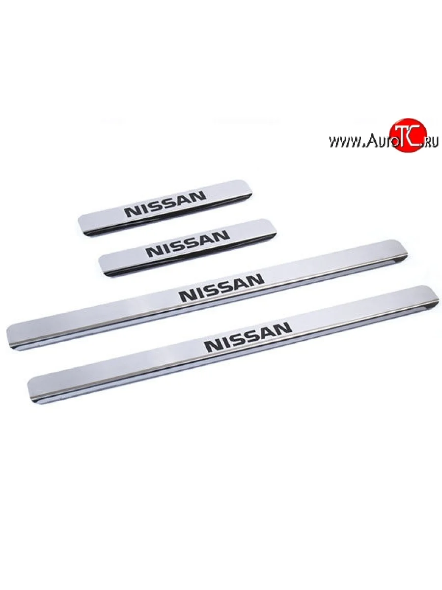 Накладки на порожки автомобиля M-VRS (нанесение надписи методом окраски) Nissan Qashqai 2 J11 рестайлинг (2017-2022)  в Керчи Республика Крым