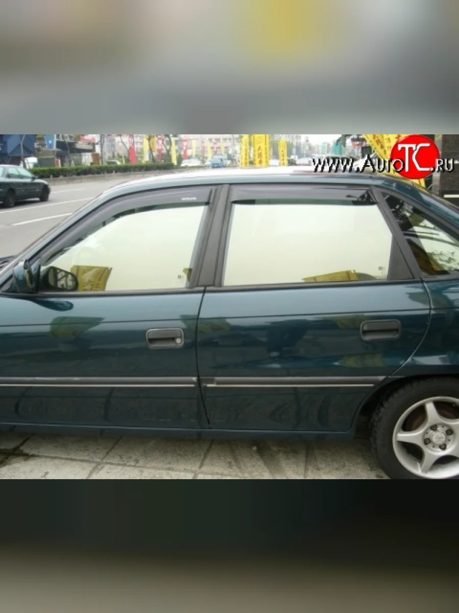 Комплект дефлекторов окон (седан) SkyLine Opel Astra F седан рестайлинг (1994-1998)  в Перми Пермском крае