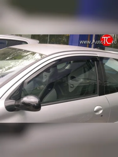 Комплект дефлекторов окон SkyLine Peugeot 206 хэтчбэк 3 дв. 2AC дорестайлинг (1998-2003)