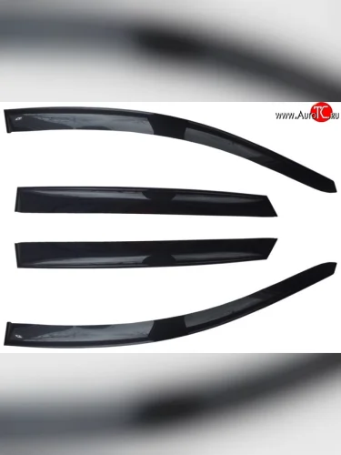 Комплект дефлекторов окон (3 дв.) SkyLine Peugeot 1007 (2004-2009)