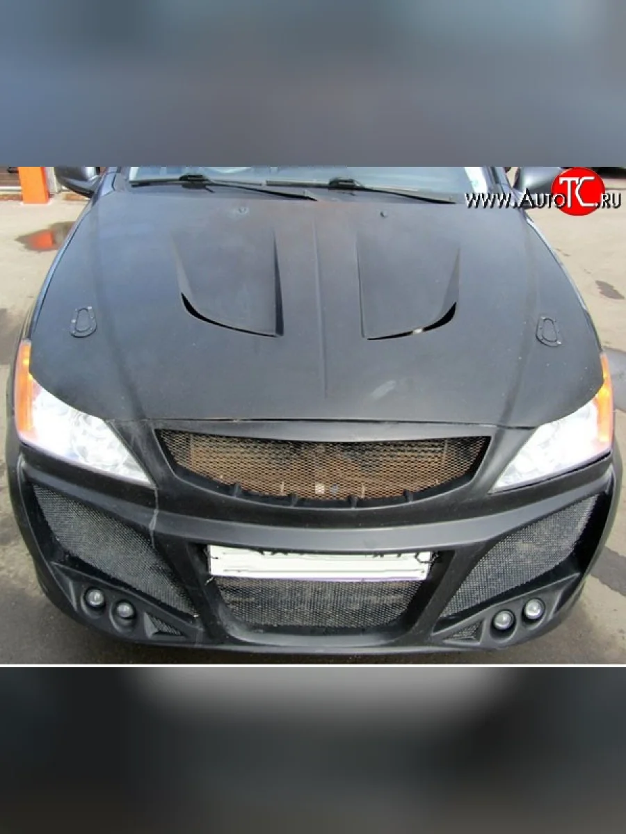 Пластиковый капот M-VRS SSANGYONG Kyron дорестайлинг (2005-2007) (Неокрашенный)  с доставкой в г. Пермь