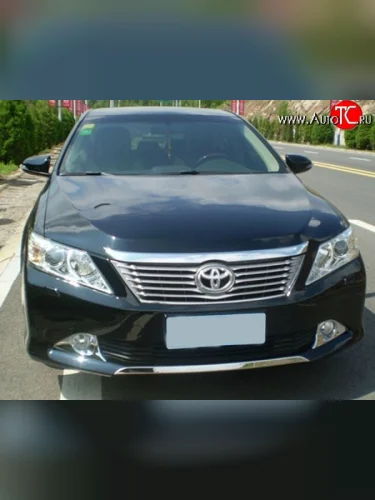 Накладка на передний бампер M-VRS Toyota Camry XV50 дорестайлинг (2011-2014)