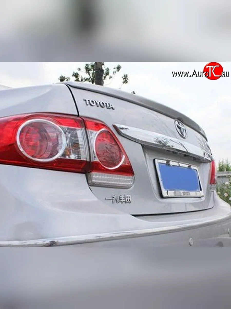 Лип спойлер АВТОКРАТ Toyota Corolla E150 седан рестайлинг (2009-2013) (Неокрашенный)  в Самаре Самарской области
