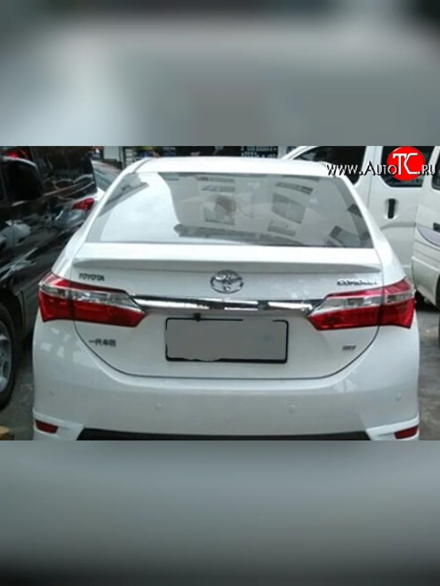 Лип спойлер M-VRS Toyota Corolla E180 рестайлинг (2016-2019) (Неокрашенный)  в Воронеже Воронежской области