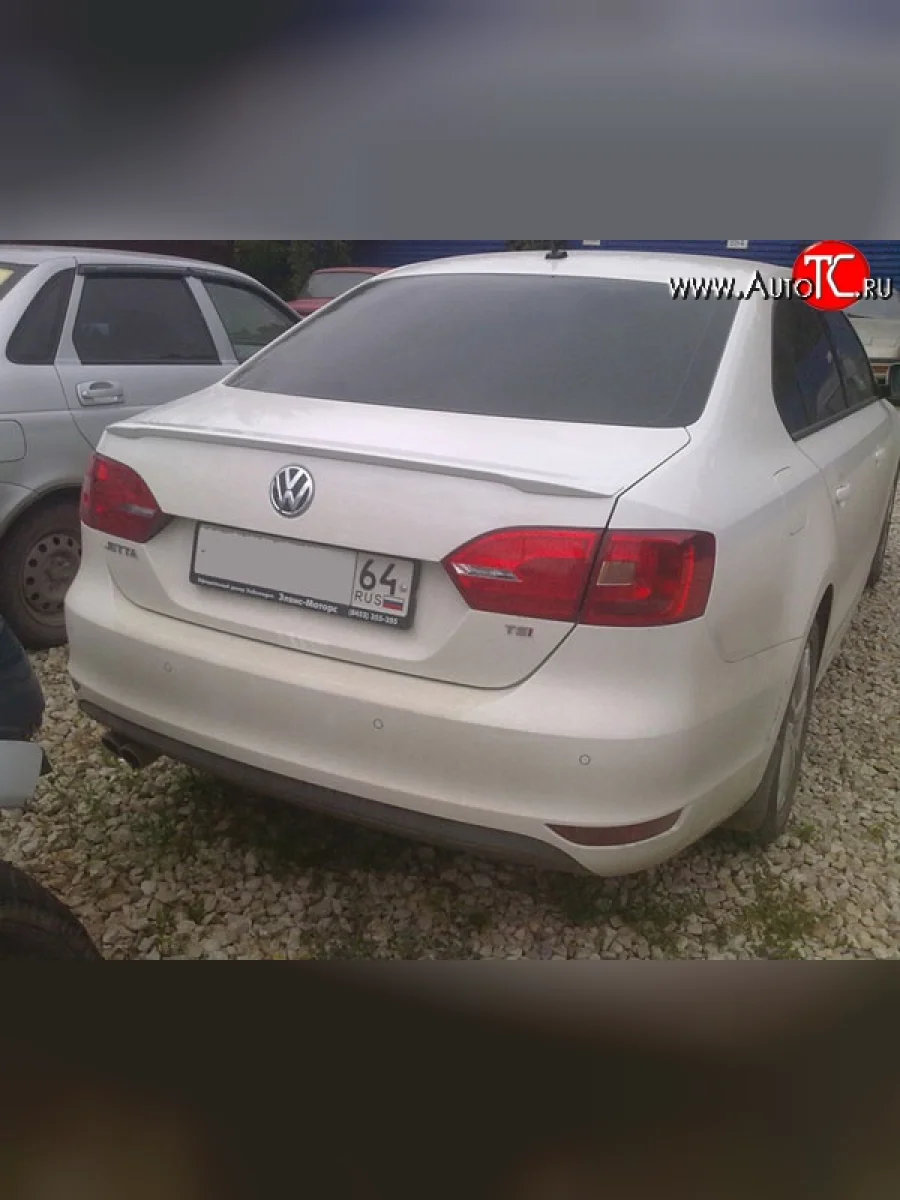 Лип спойлер M-VRS Volkswagen Jetta A6 седан дорестайлинг (2011-2015) (Неокрашенный)  в Перми Пермском крае