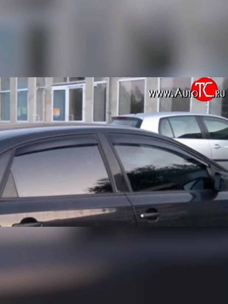 Комплект дефлекторов окон SkyLine Volkswagen Polo Mk5 6R,6C,61 седан дорестайлинг (2009-2015)  в Перми Пермском крае