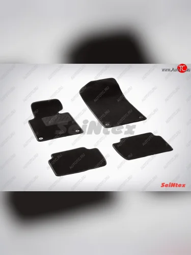 Износостойкие коврики в салон SeiNtex Premium LUX 4 шт. (ворсовые) BMW 3 серия  E46 (1998-2005) седан дорестайлинг, седан рестайлинг