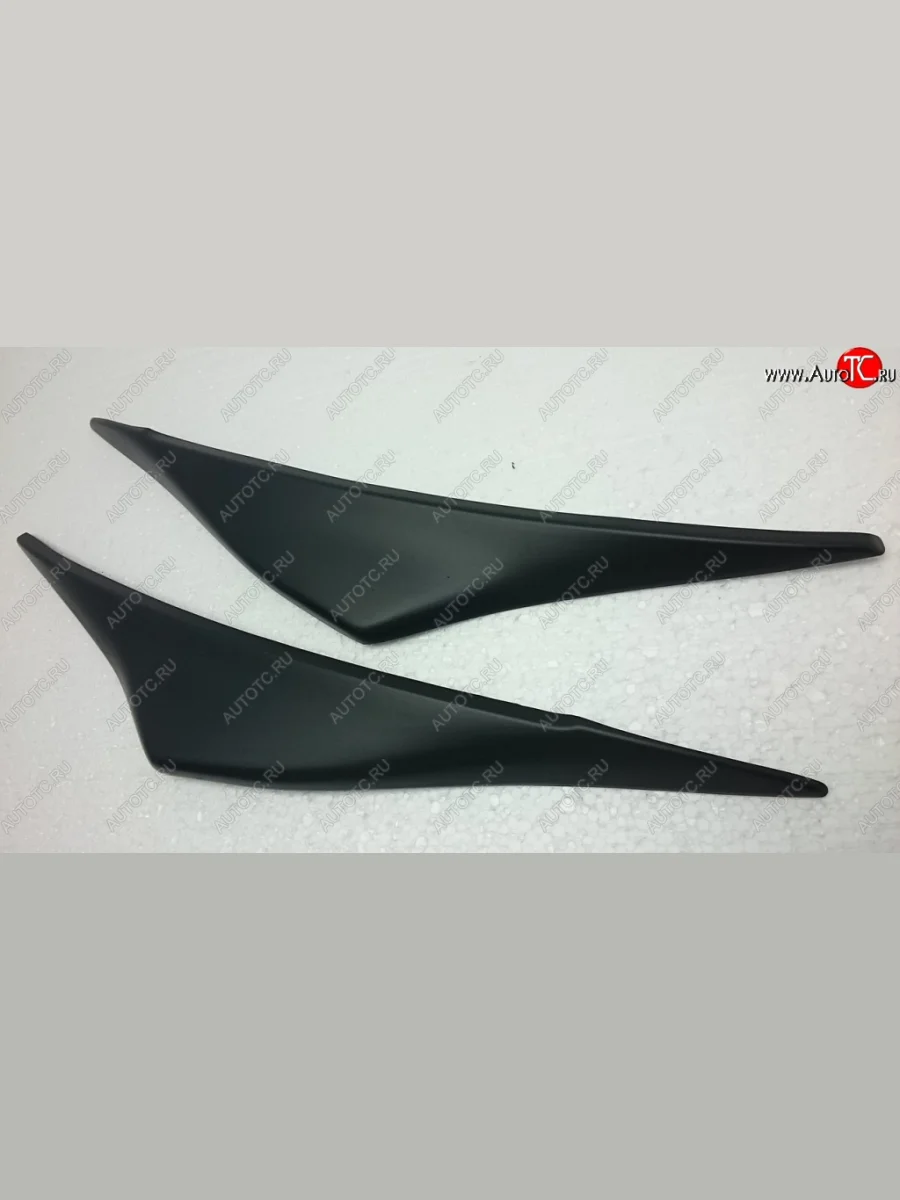 Реснички на фары M-Techno v1 Mazda 3/Axela BM дорестайлинг седан (2013-2016) (Неокрашенные)  в Самаре Самарской области