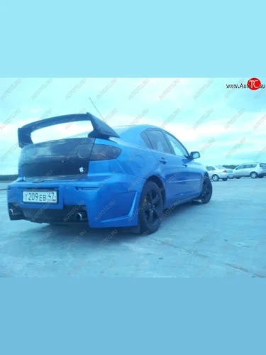 Спойлер Mugen Mazda 3/Axela  BK (2003-2009) дорестайлинг седан, рестайлинг седан