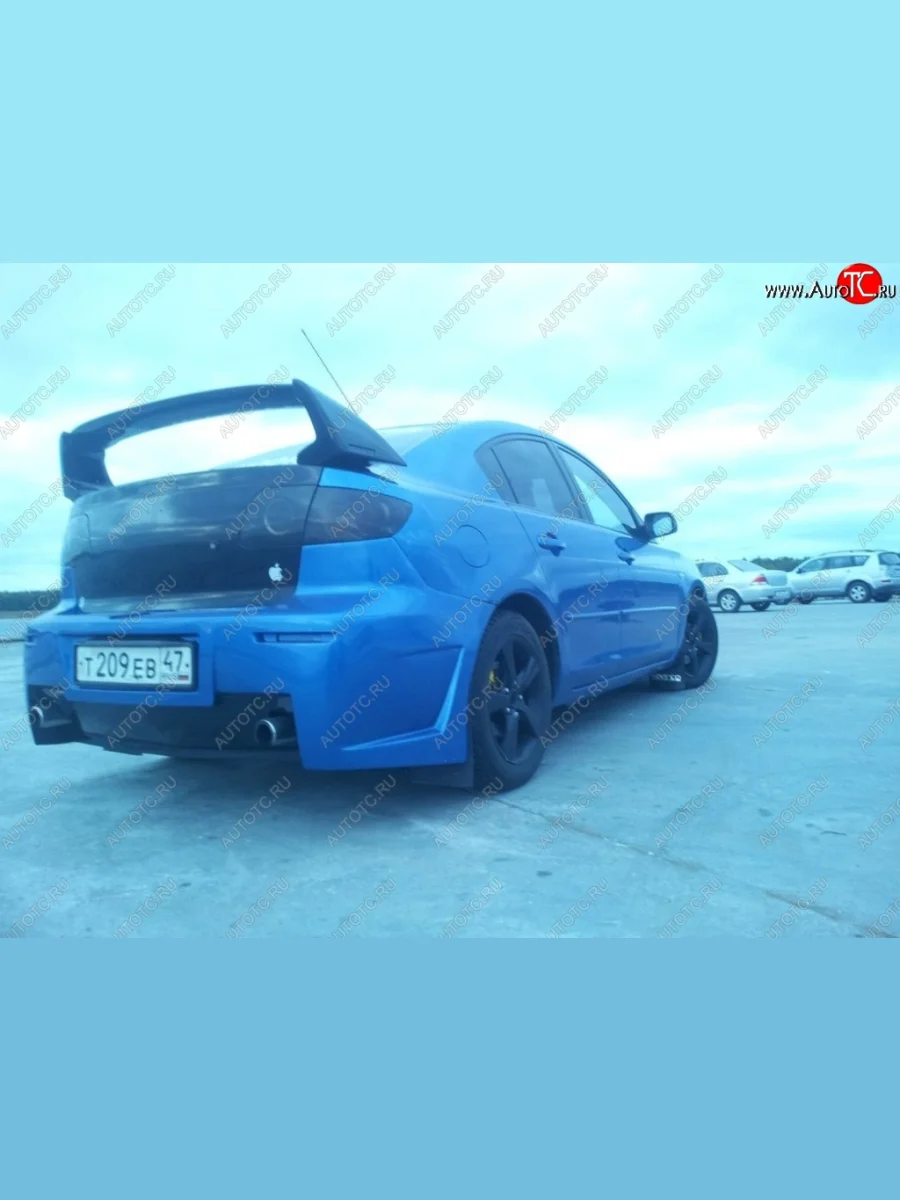 Спойлер Mugen Mazda 3/Axela BK дорестайлинг седан (2003-2006) (Неокрашенный)  с доставкой в г. Керчь