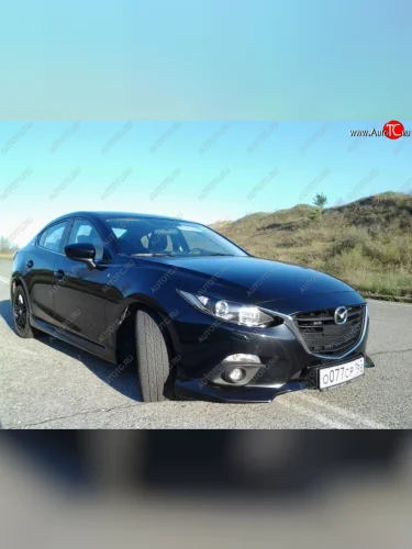 Рамка гос. номера Style Mazda 3/Axela  BM (2013-2016) дорестайлинг седан