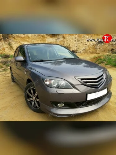 Реснички на фары Лодочки Mazda 3/Axela  BK (2003-2009) дорестайлинг, хэтчбэк, рестайлинг, хэтчбэк