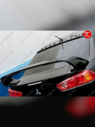 Спойлер ЭВО Mitsubishi Lancer  10 CY (2007-2017) седан дорестайлинг, седан рестайлинг