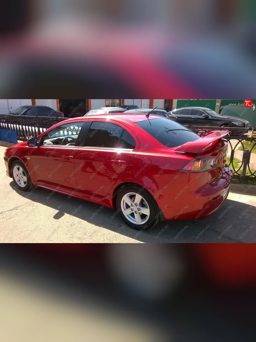 Спойлер Сток 2л Mitsubishi Lancer 10 CY седан рестайлинг (2011-2017) (Неокрашенный)  в Керчи Республика Крым