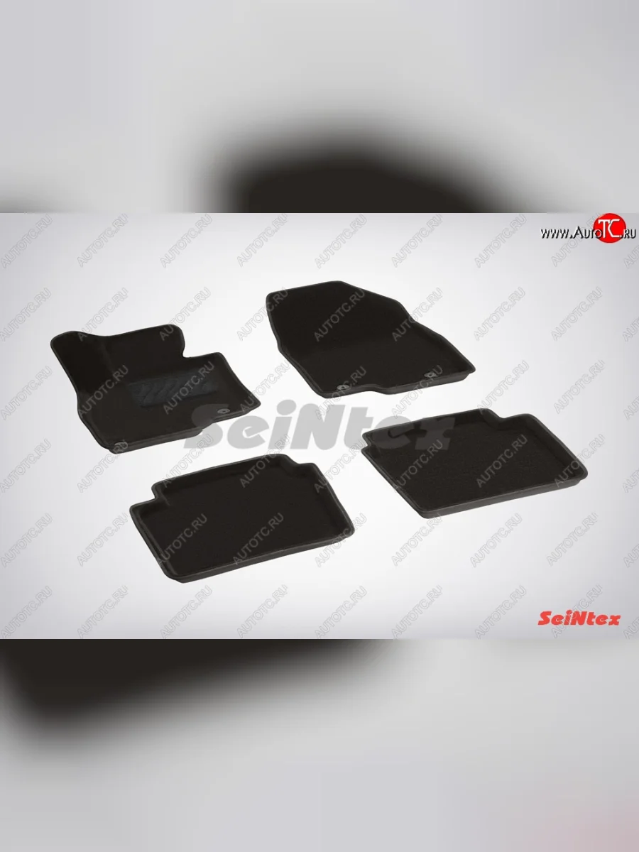 Износостойкие коврики в салон 3D MAZDA 6 13` черные (компл) Mazda 6 GJ дорестайлинг седан (2012-2015)  в Перми Пермском крае