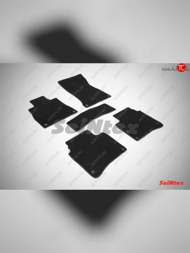Износостойкие коврики в салон SeiNtex Premium LUX 4 шт. (ворсовые) Mercedes-Benz S class  W222 (2013-2017) седан гибрид дорестайлинг