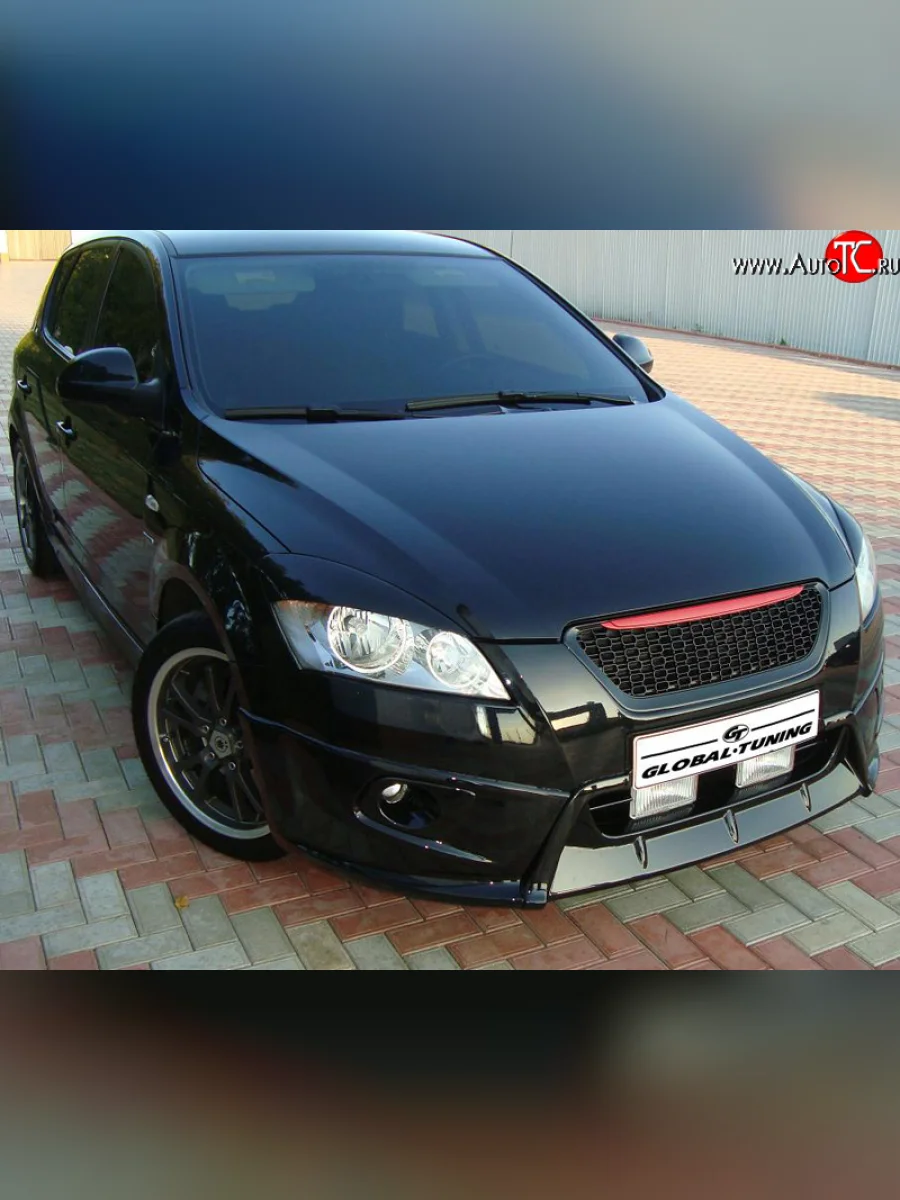 Реснички дорестайлинг Global-Tuning KIA Ceed 1 ED дорестайлинг, хэтчбэк 5 дв. (2006-2010) (Неокрашенные)  в Самаре Самарской области
