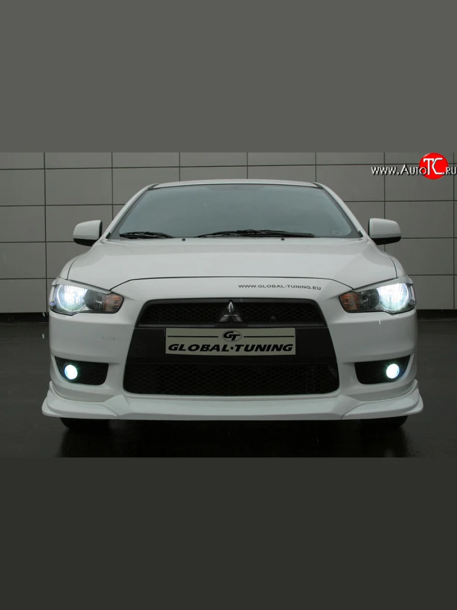 Реснички Mitsubishi Global-Tuning Mitsubishi Lancer 10 CY седан рестайлинг (2011-2017) (Неокрашенные)  с доставкой в г. Пермь