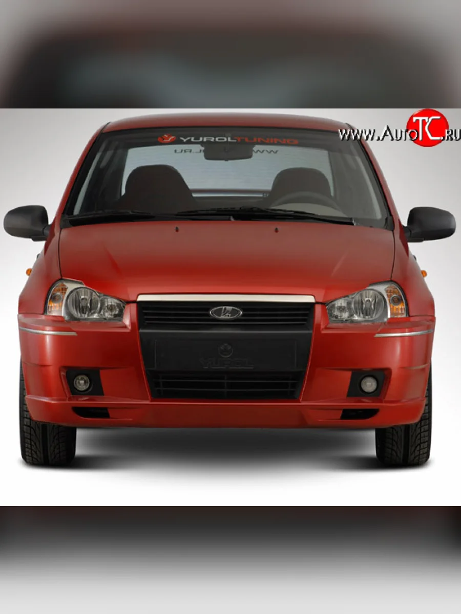 Передний бампер Тотти Лада ВАЗ Калина 1119 хэтчбек (2004-2013) (Неокрашенный)  в Перми Пермском крае