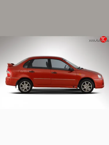 Пороги накладки Тотти Лада ВАЗ Калина 1118 седан (2004-2013)