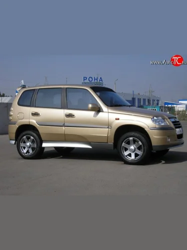 Пороги накладки Атака Chevrolet Niva 2123 дорестайлинг (2002-2008)