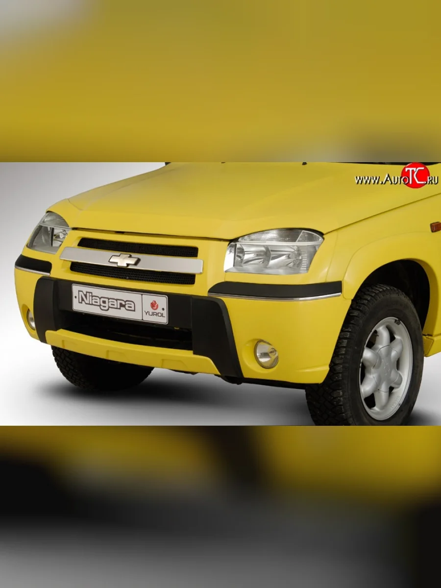 Реснички Ниагара Chevrolet Niva 2123 дорестайлинг (2002-2008) (Неокрашенные)  в Перми Пермском крае