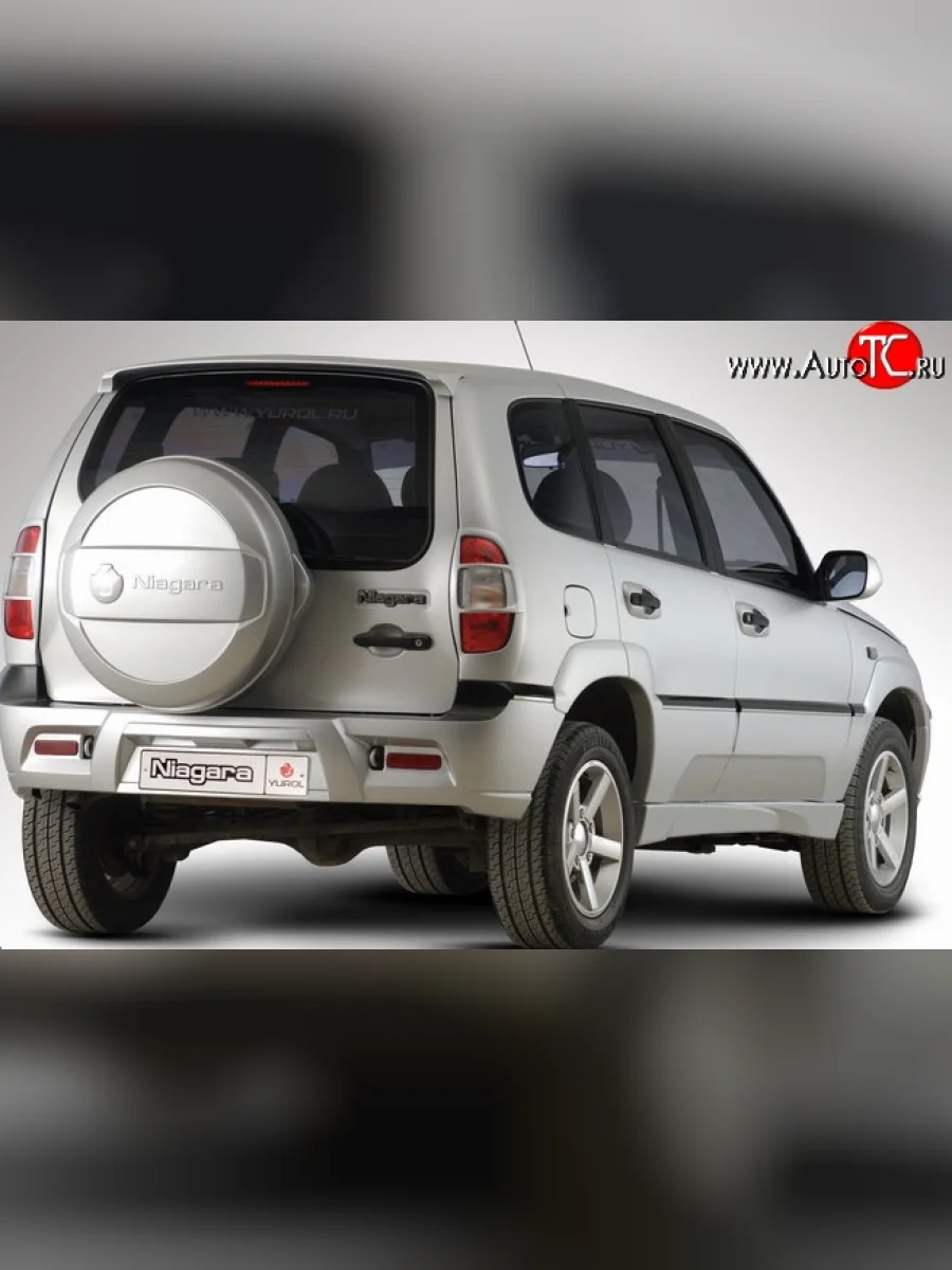 Комплект накладок Ниагара 2 на фонари (до 2009 г) Лада ВАЗ 2123 (Нива Шевроле) дорестайлинг (2002-2008) (Неокрашенные)  в Керчи Республика Крым