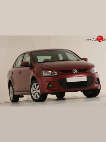 Передний бампер Sport Volkswagen Polo Mk5 6R,6C,61 седан дорестайлинг (2009-2015)