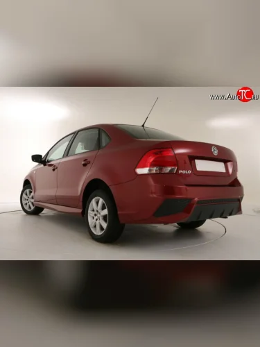 Задний бампер Sport Volkswagen Polo Mk5 6R,6C,61 седан дорестайлинг (2009-2015)