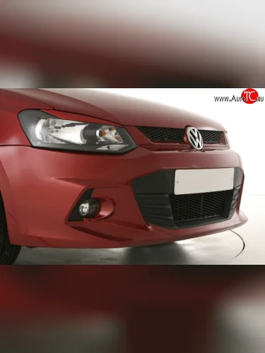 Противотуманные фары в передний бампер Sport Volkswagen Polo Mk5 6R,6C,61 седан дорестайлинг (2009-2015)