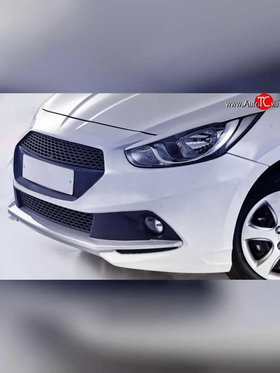 Реснички Sport Hyundai Solaris RBr седан дорестайлинг (2010-2014) (Неокрашенные)  в Керчи Республика Крым