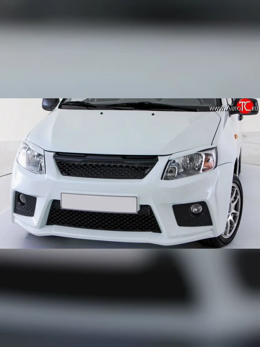 Реснички GTC на фары Лада ВАЗ Гранта 2190 седан  дорестайлинг (2011-2017) (Неокрашенные)  в Керчи Республика Крым