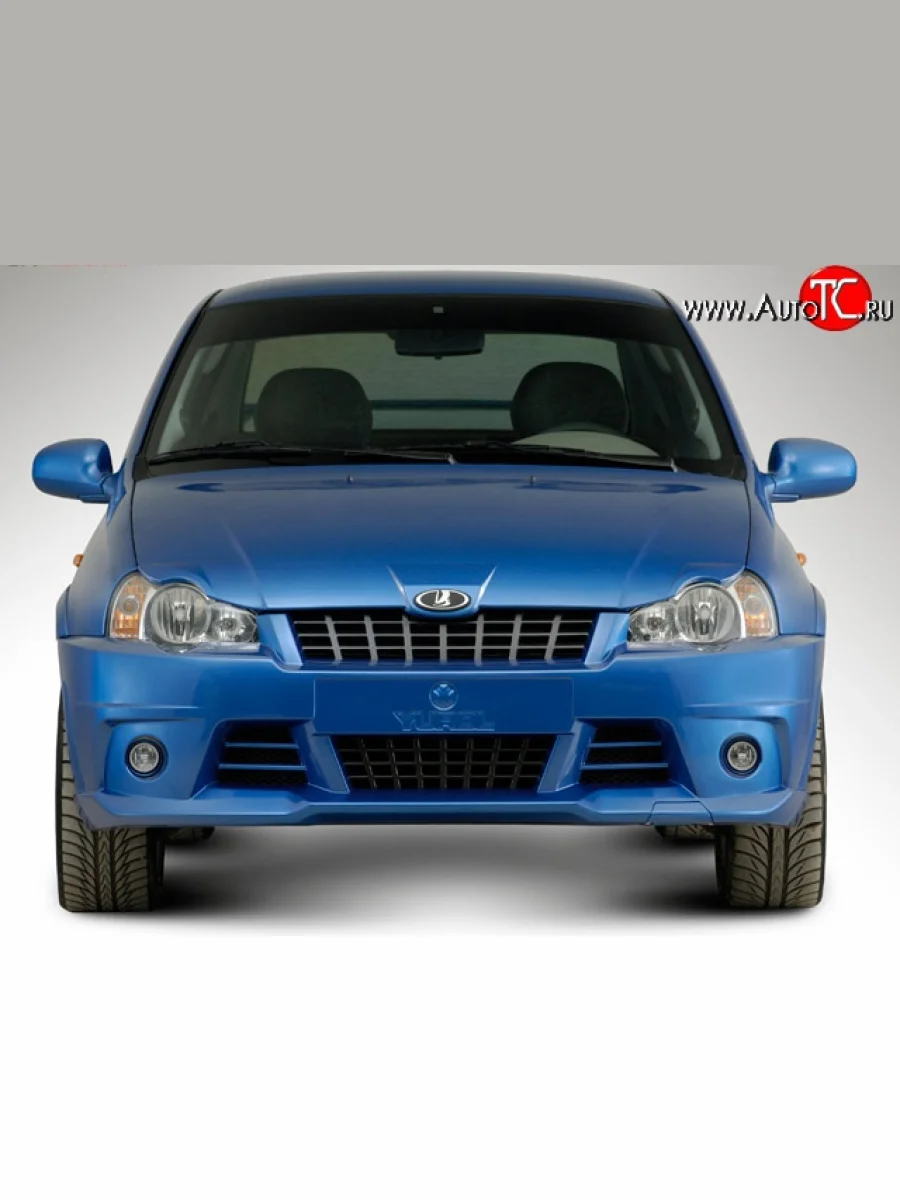 Передний бампер Anry Лада ВАЗ Калина 1118 седан (2004-2013) (Неокрашенный)  в Керчи Республика Крым