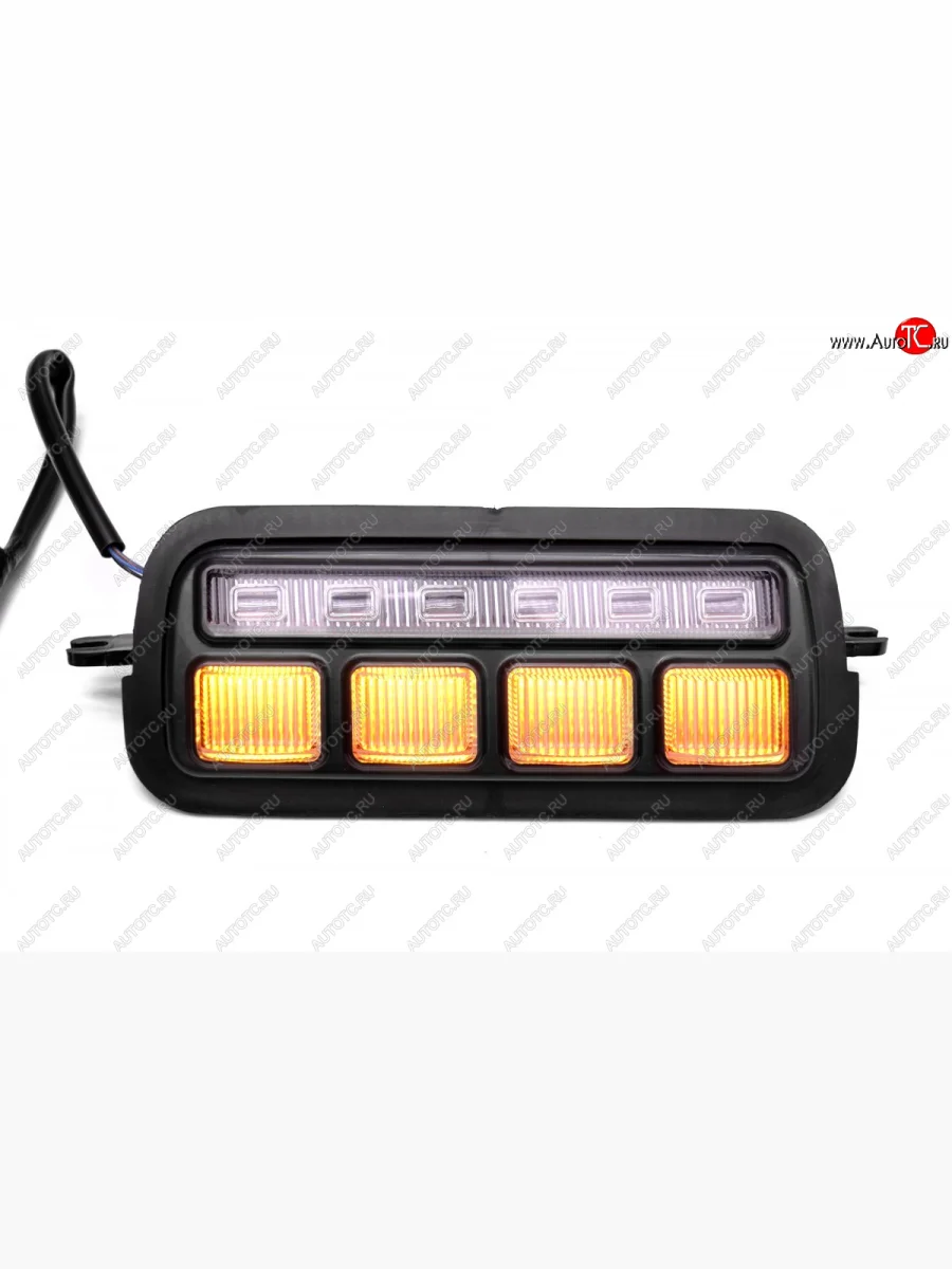 Дневные ходовые огни с поворотниками Тюн-Авто Classic Лада ВАЗ нива 4х4 2131 5 дв. 1-ый рестайлинг (2019-2021) (Поворотник в НИЖНЕЙ секции, светится равномерно)  в Керчи Республика Крым