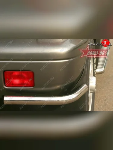 Защита заднего бампера из боковых уголков (пр-во Калининград) Souz-96 (d42) KIA Sportage  1 JA (1993-2006)