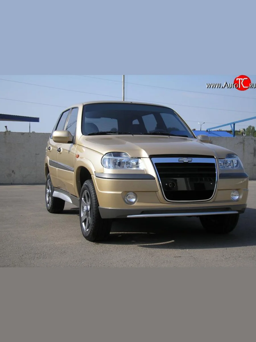 Обтекатель капота (мухобойник) Атака Лада ВАЗ 2123 (Нива Шевроле) дорестайлинг (2002-2008) (Неокрашенный)  в Перми Пермском крае