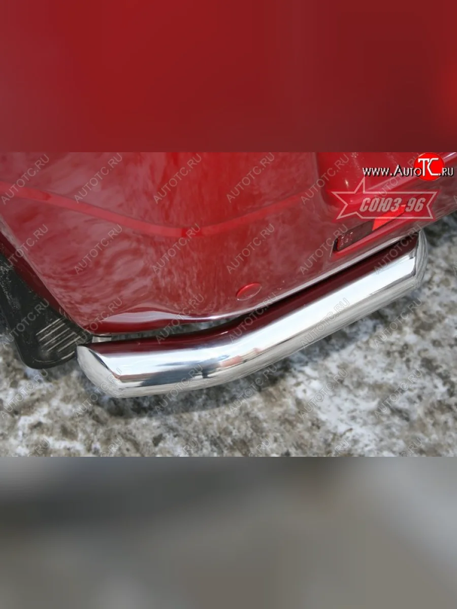 Защита заднего бампера из боковых уголков Souz-96 (d60) Suzuki Grand Vitara JT 3 двери дорестайлинг (2005-2008)  в Керчи Республика Крым