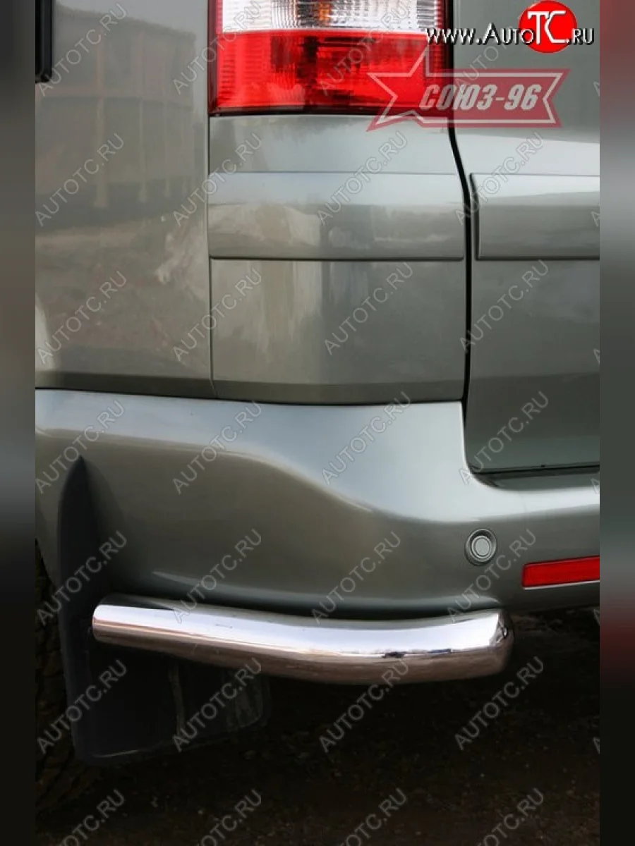 Защита заднего бампера из боковых уголков 4х4 Souz-96 (d60)  Volkswagen Transporter (2003-2009) T5  в Керчи Республика Крым