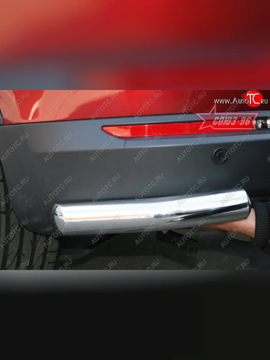 Защита задняя уголки d 60 (компл. 2 шт)  Volkswagen Tiguan (2006-2011) NF  в Самаре Самарской области