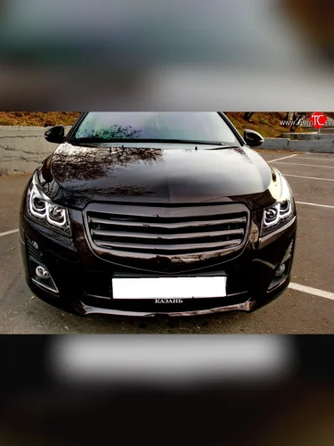 Решётка радиатора Mercedes Style v2 Chevrolet Cruze J308 универсал рестайлинг (2012-2015)