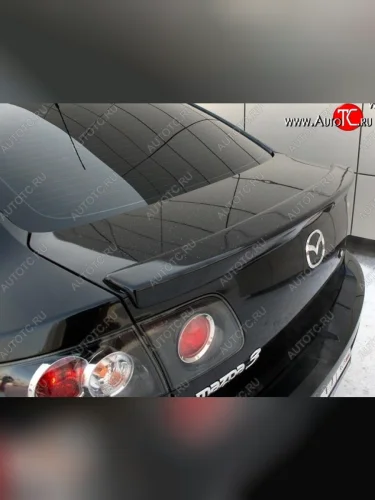 Лип спойлер Сток 2л Mazda 3/Axela  BK (2003-2009) дорестайлинг седан, рестайлинг седан