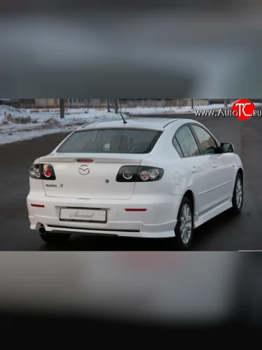 Накладка заднего бампера Sunset Mazda 3/Axela BK дорестайлинг седан (2003-2006)