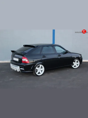 Верхний спойлер Лекс Лада ВАЗ Приора  2172 (2008-2014) хэтчбек дорестайлинг