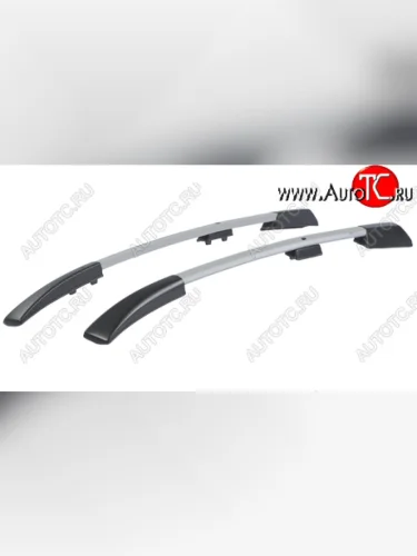Рейлинги АПС (Черно-серые, без поперечин) Opel Astra  H (2004-2015) хэтчбек 5дв дорестайлинг, хэтчбек 5дв рестайлинг