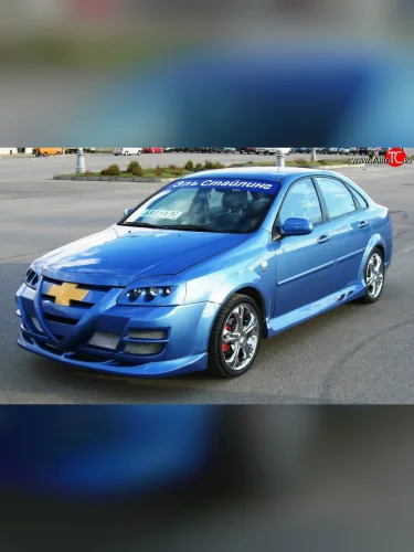 Передний бампер Крестоносец Chevrolet Lacetti седан (2002-2013)