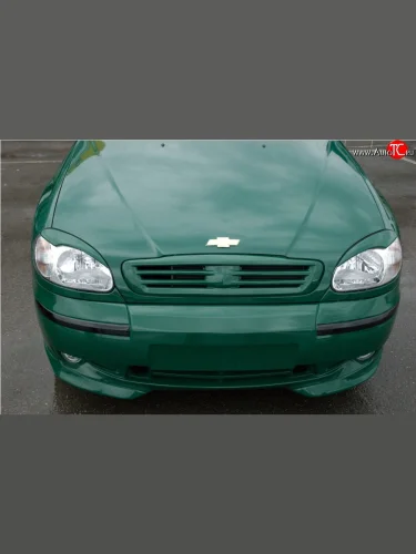 Комплект ресничек на фары Дельта Daewoo Lanos T150 рестайлинг, седан (2000-2009)