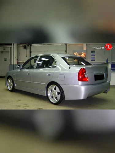Пороги накладки ATH-classic Hyundai Accent 2 LC седан дорестайлинг (ТагАЗ) (1999-2012)